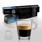 Dolce Vita съвместими капсули за Nespresso Aluminium Decaffeinato - 10 бр