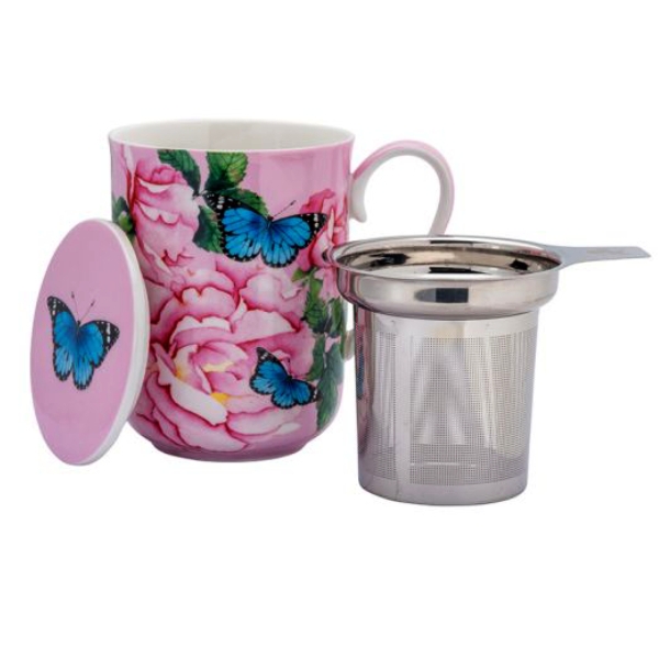 Maxwell &amp; Williams Posey чаша за чай с цедка 340 ml cabbage roses