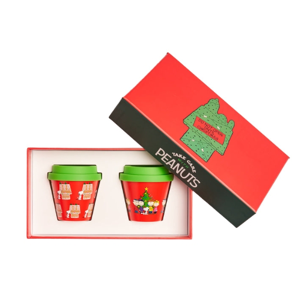QuyCup Snoopy 2 чаши за еспресо 90 мл.