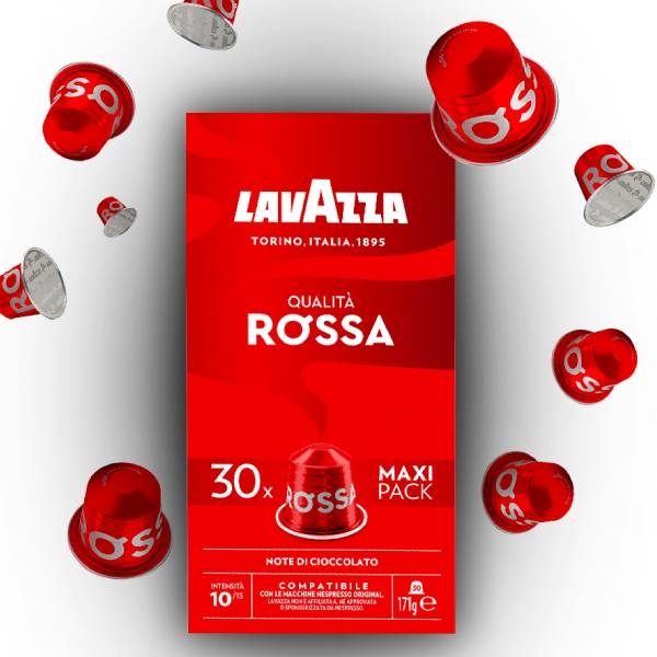 Lavazza съвместими Капсули с Nespresso Aluminium Qualita Rossa - 30 бр