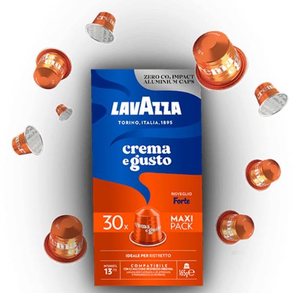Lavazza съвместими Капсули с Nespresso Aluminium Crema e Gusto Forte - 30 бр