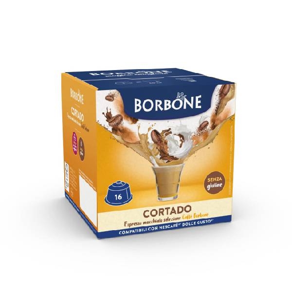 Dolce Gusto Borbone Cortado съвместими капсули 16 бр