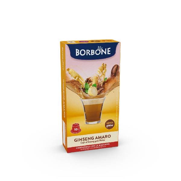 Borbone Ginseng Amaro Съвместими Капсули за Nespresso 10 бр