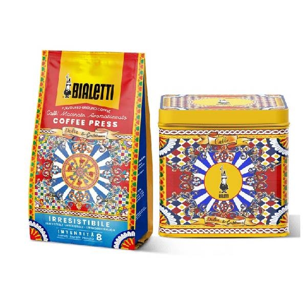 Bialetti Dolce&amp;Gabbana мляно кафе 300 gr + подарък кутия за кафе