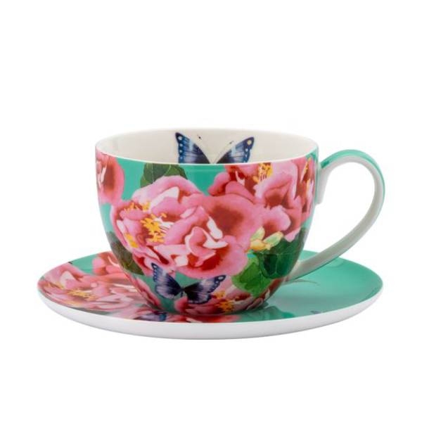 Maxwell &amp; Williams Posey Camellia чаша с чинийка 400 ml