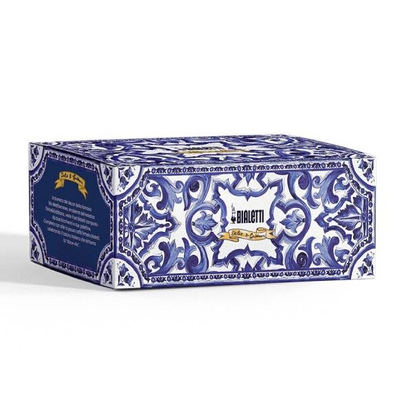 Bialetti Dolce and Gabbana| Mediterranean Blue 2 чаши и 2 метални бъркалки