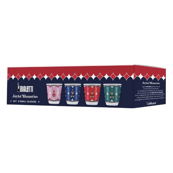 Bialetti Joyful Christmas 4 чаши за еспресо 90 ml