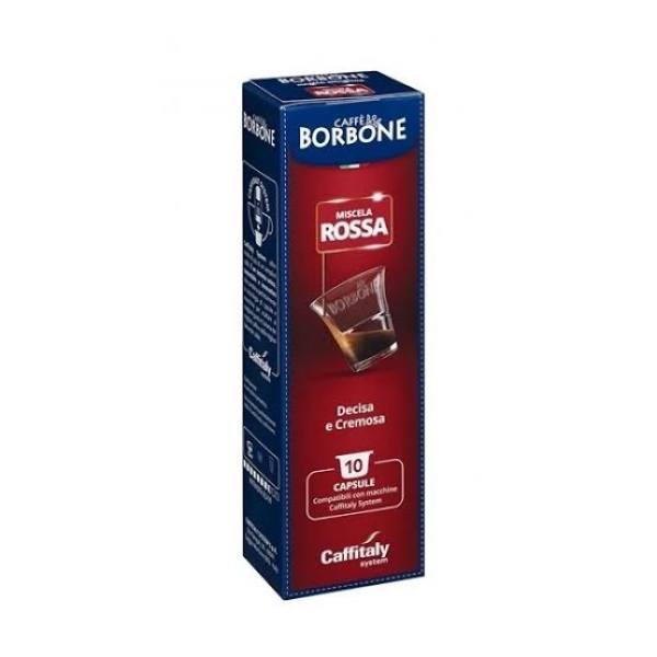 Caffitaly Съвместими Капсули Borbone Rossa 10 бр