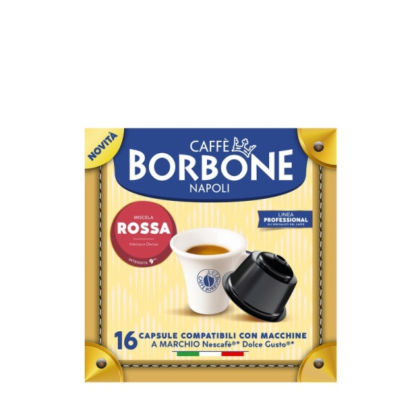 Dolce Gusto Borbone Napoli Rossa съвместими капсули 16 бр
