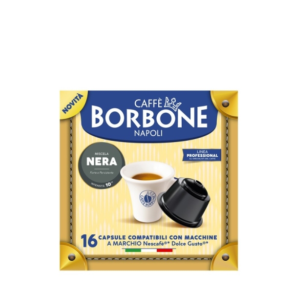 Dolce Gusto Borbone Napoli Nera съвместими капсули 16 бр