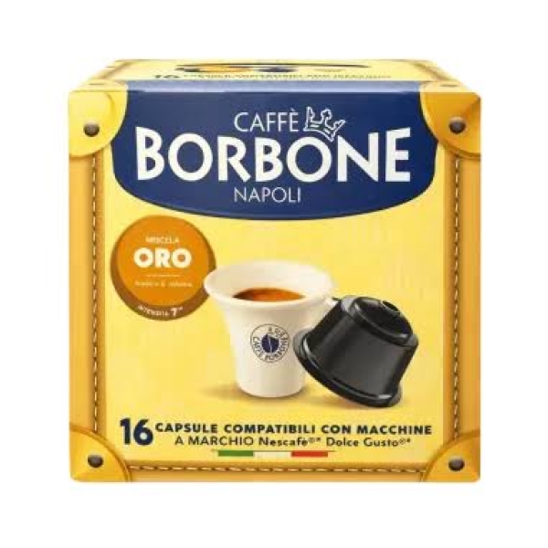 Dolce Gusto Borbone Napoli Oro съвместими капсули 16 бр
