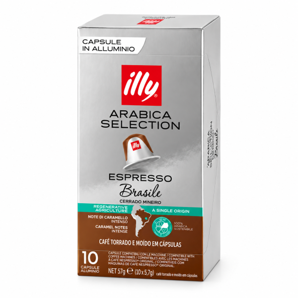 Illy Arabica Selection Brasile Cerrado Mineiro 10 – съвместими капсули с Nespresso