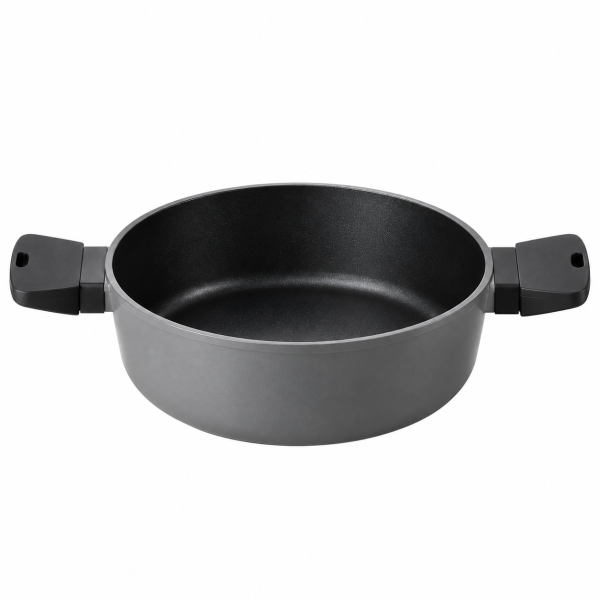 Guzzini Дълбок незалепващ тиган с две дръжки 28 см за индукция Cook&Space