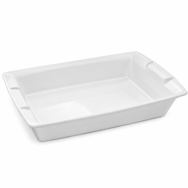 Giannini Керамична тава за печене Ceramax – 40 × 29 × 7 см, бяла