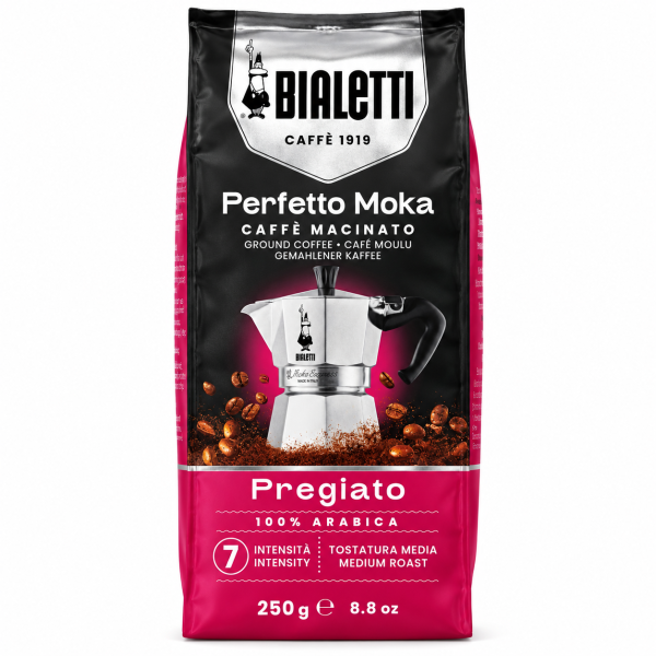 Bialetti мляно кафе Perfetto Moka Pregiato 100% Arabica – 250 g