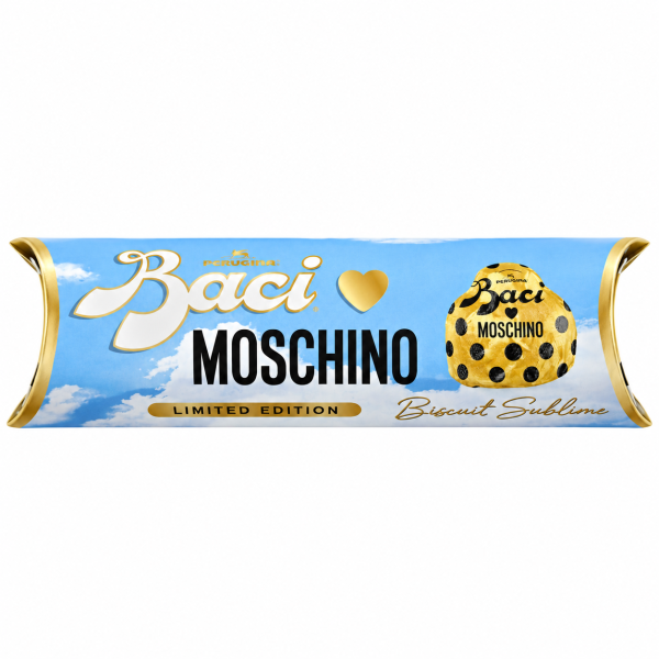 Baci Perugina x Moschino шоколадови бонбони Biscuit Sublime Limited Edition – 3 бр., 37,5 g
