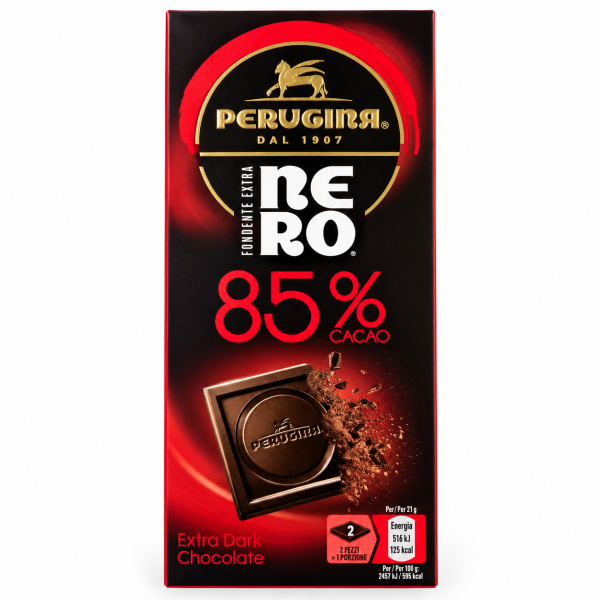 Perugina екстра тъмен шоколад Nero Fondente 85% – 85 g