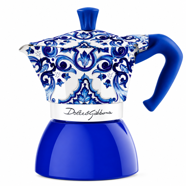 Moka Induction Bialetti Dolce and Gabbana Mediterranean blue за 6 чаши